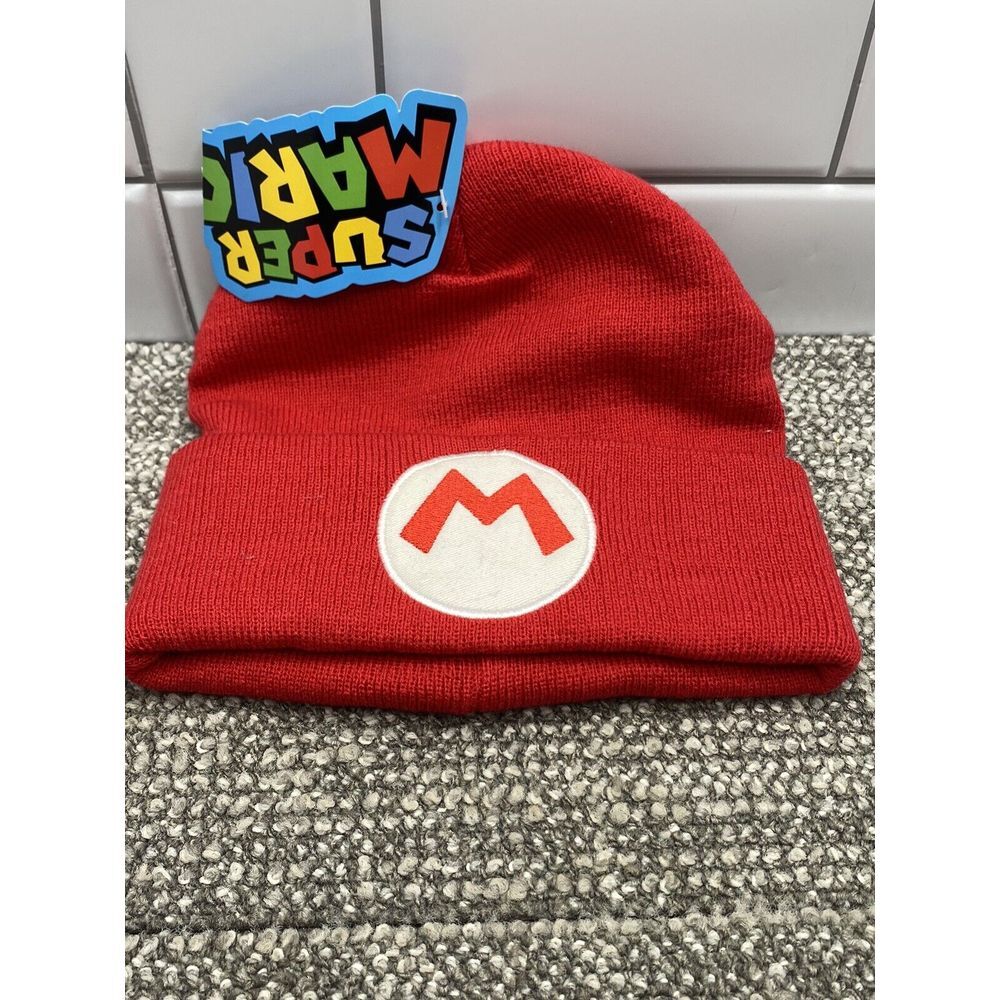 Super Mario Toboggan One Size Fits All‎ Red White